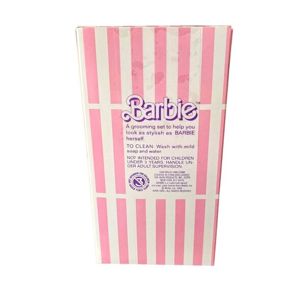 Rare Vintage Avon Barbie Doll Brush And Comb Set Never Opened - Picture 4 of 15